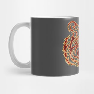 1986-1987, Fire Tiger Chinese Zodiac (Sm. Emblem) Mug